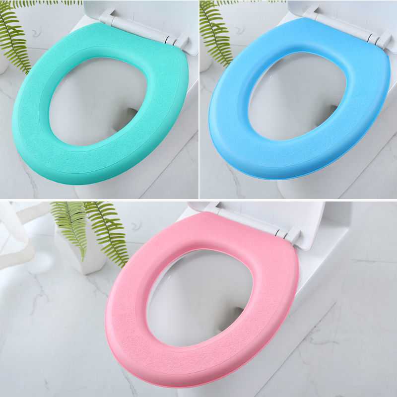 Miếng lót bồn cầu SILICON êm, mềm  không thấm nước dễ vệ sinh tiện dụng