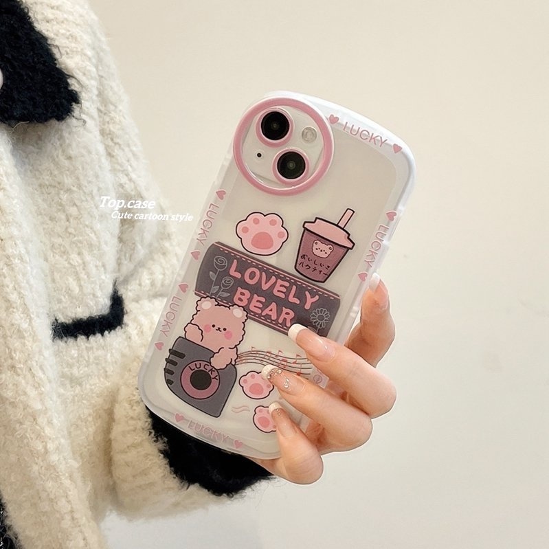 Ốp Điện Thoại Mềm Hình Gấu Đáng Yêu Cho Huawei Y9 2019 Nova 10 9 Pro Y70 Y90 8i 7i 8 7 6 SE Y9s Mate 30 Pro