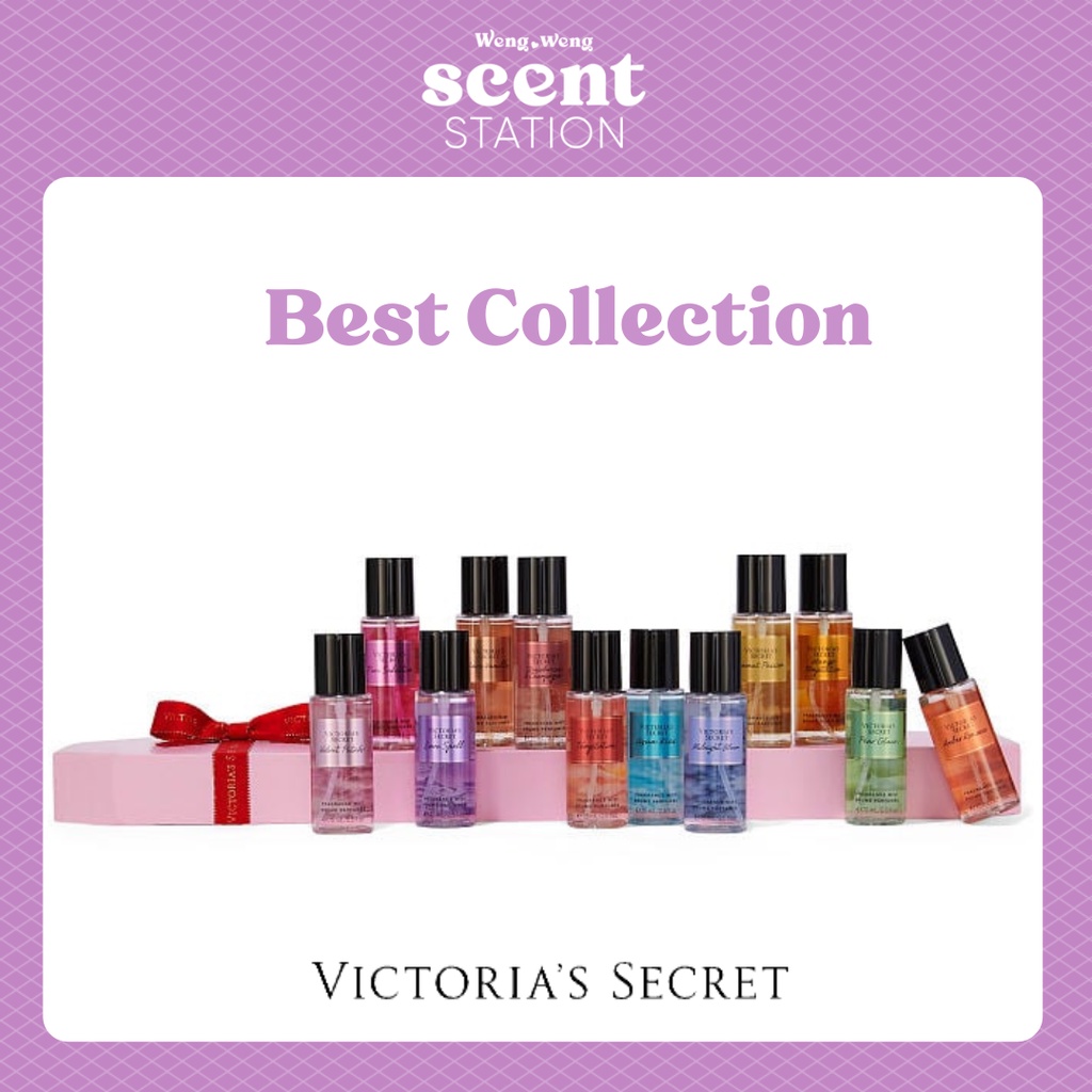 (Tách set) (Mini 75ml) Bộ Sản Phẩm Victoria’s Secret Best Collection