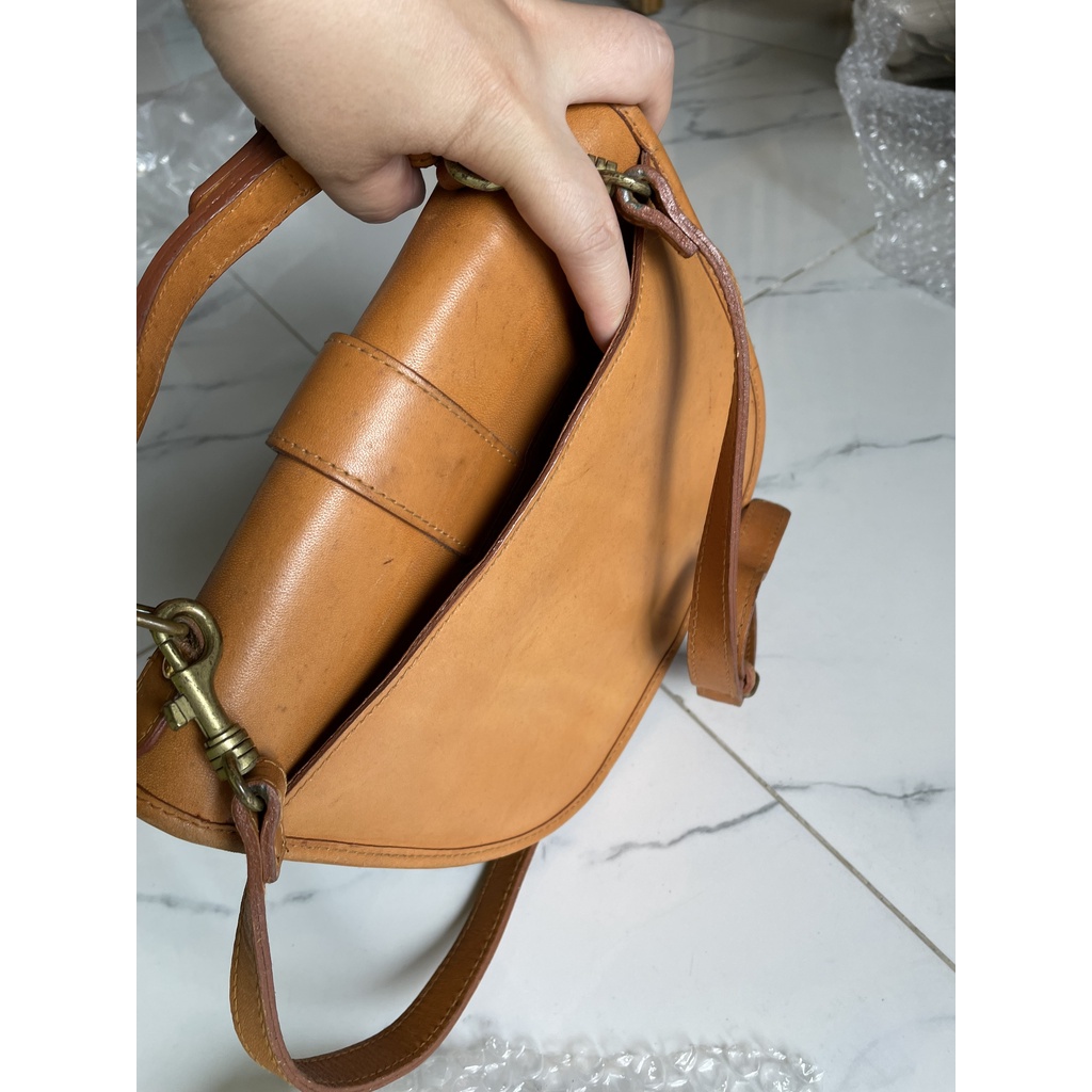 Lc42 Túi si đeo chéo da mộc