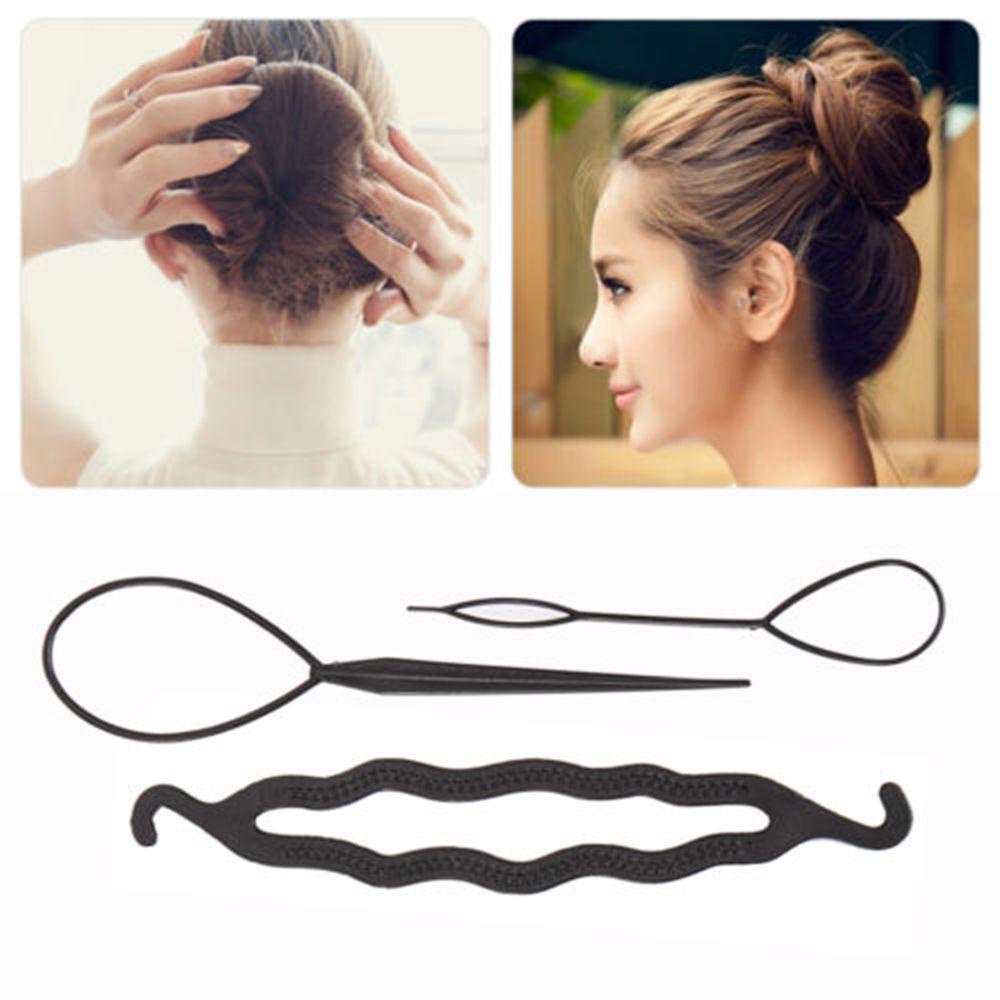 Bộ 4 Dụng Cụ Hỗ Trợ Tạo Kiểu Tóc Thời Trang DIY