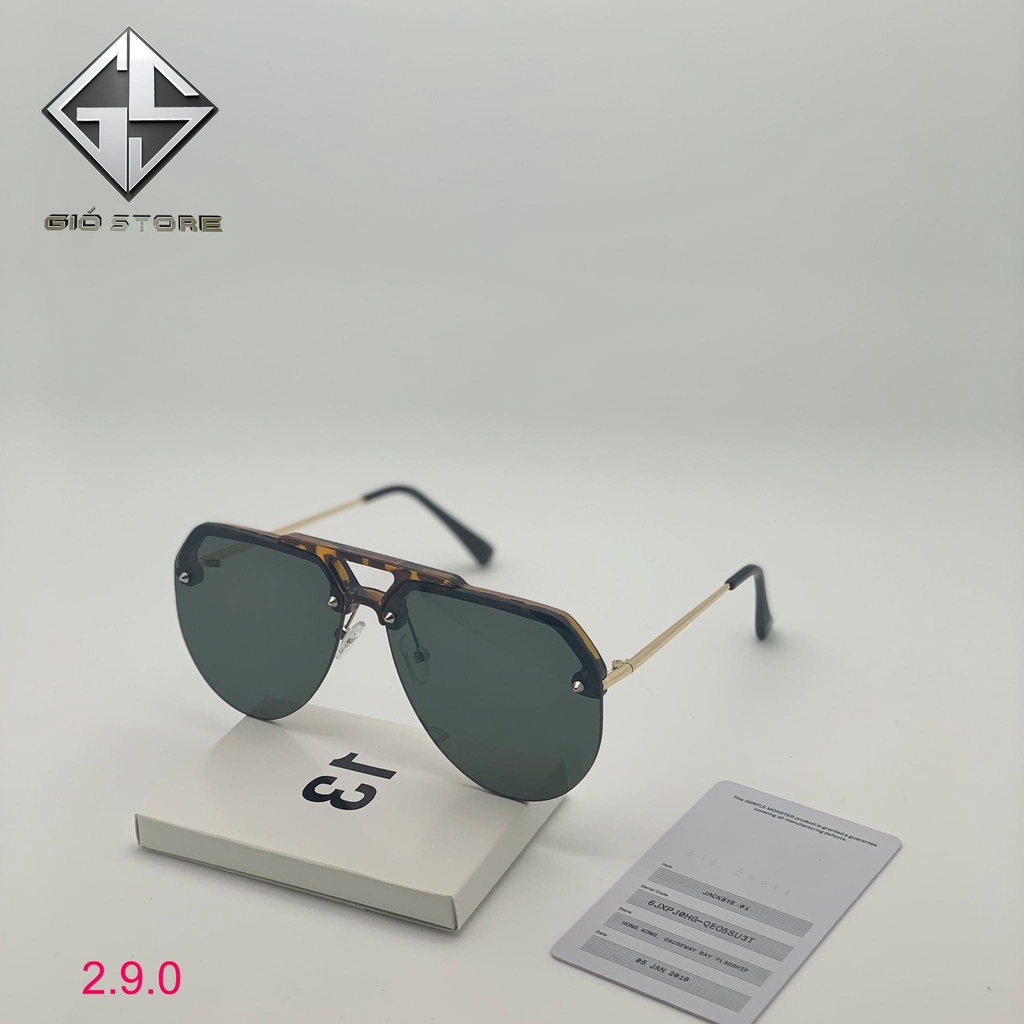 Kính mát kính thời trang Gió Store DG290 mắt giọt lệ, mắt kính phân cực chống nắng UV400