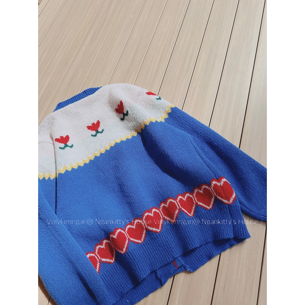 Áo khoác ca.di.an hoa