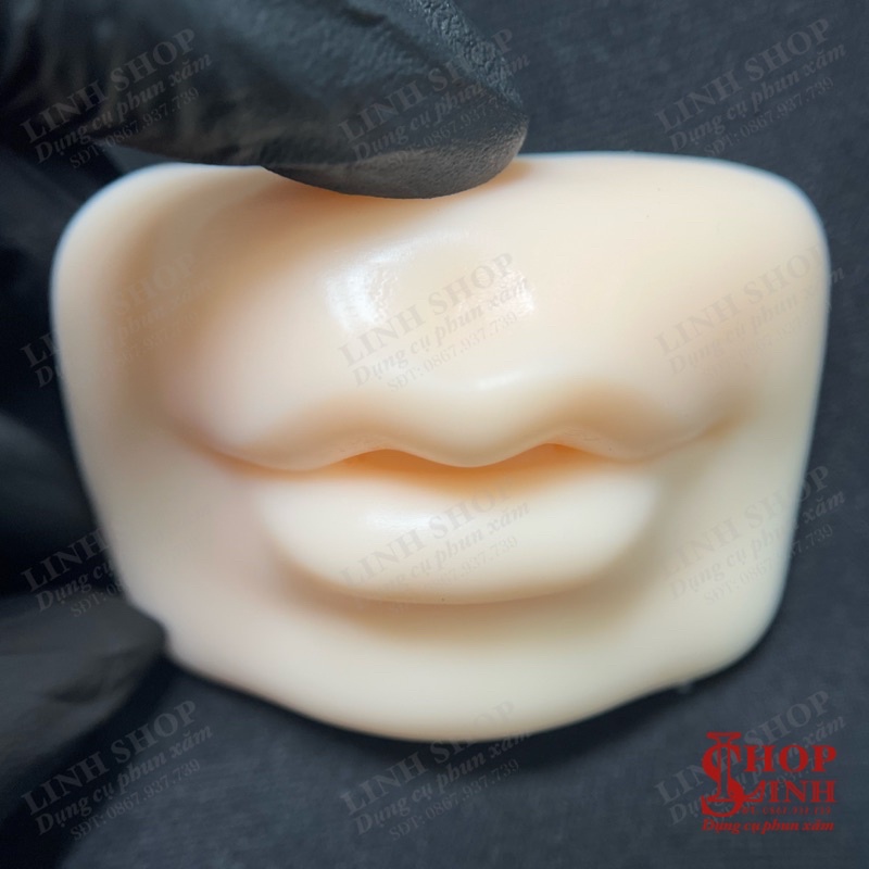 Môi 5D xinh đẹp, môi silicon tập xăm