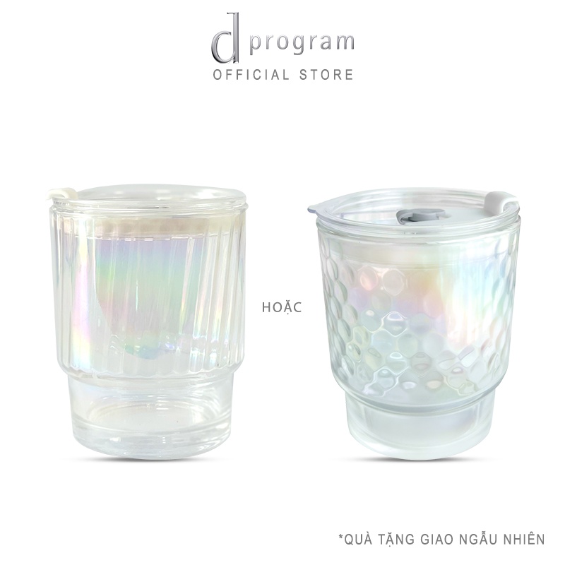 [HB GIFT] Ly thủy tinh 400ml - quà tặng d program