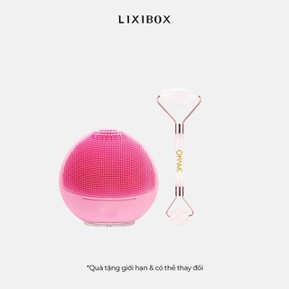 Combo Máy rửa mặt Halio Sensitive - baby pink Limited Edition và Thanh Lăn
