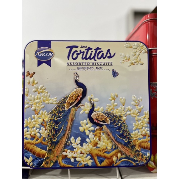 Bánh Tortitas Con Công 415 gam Kèm túi xách