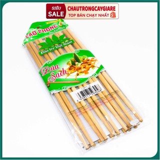 10 đôi đũa tre ăn cơm hàng Việt Nam chất lượng cao, đồ dùng nhà bếp bữa ăn