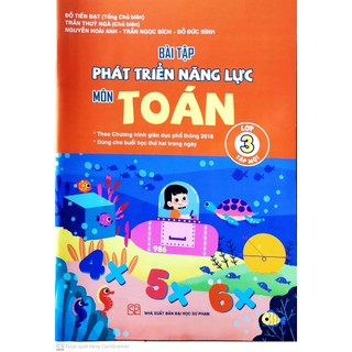 Sách - Bài tập phát triển năng lực Toán 3 - Kết nối tri thức - Đỗ Tiến Đạt- bán kèm 1 bút bi 6K