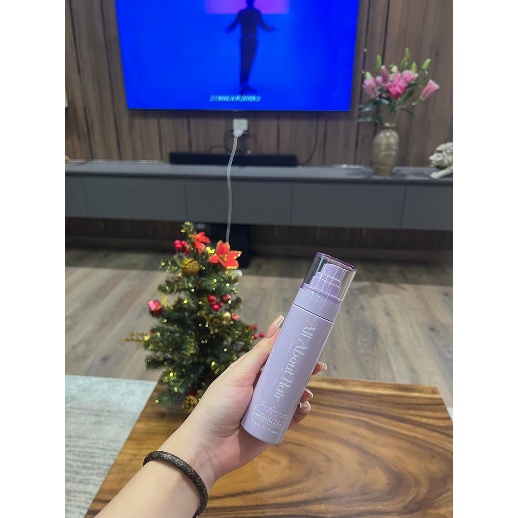 XỊT DƯỠNG TÓC AAH BIOTIN SPRAY  TẶNG GIFT +LƯỢC + KẸP