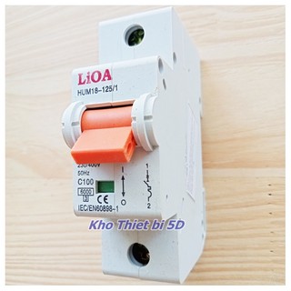 Aptomat - cầu dao tự động 1p 50a - 100a lioa/ 6ka chính hãng
