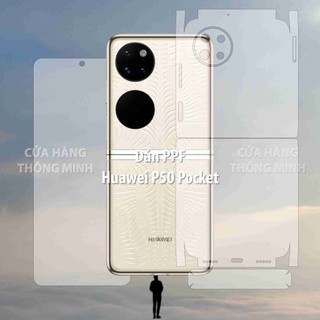 Tấm dán Xiaomi Huawei P50 Pocket dán PPF mặt trước/dán mặt sau/dán màn hình/dán mặt lưng Full viền chuẩn