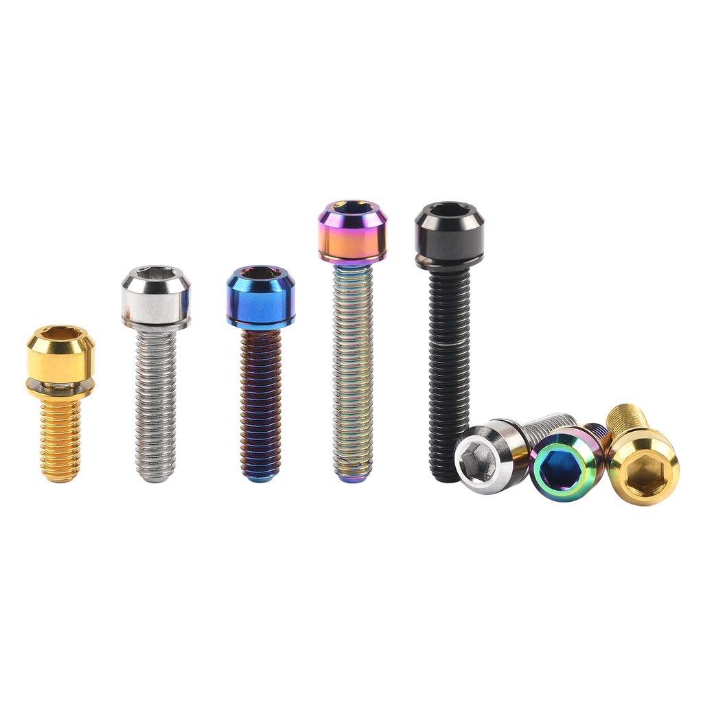 Wanyifa Đai Ốc Gắn Đĩa Phanh Xe Đạp Bằng Titan m6x16 18 20 25 30 35mm