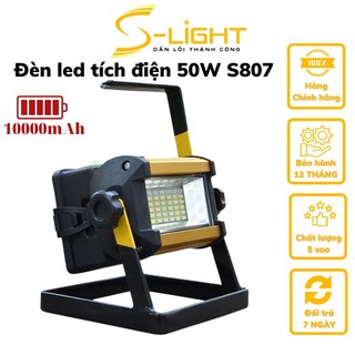 Đèn led siêu sáng sạc tích điện 807 - 50w