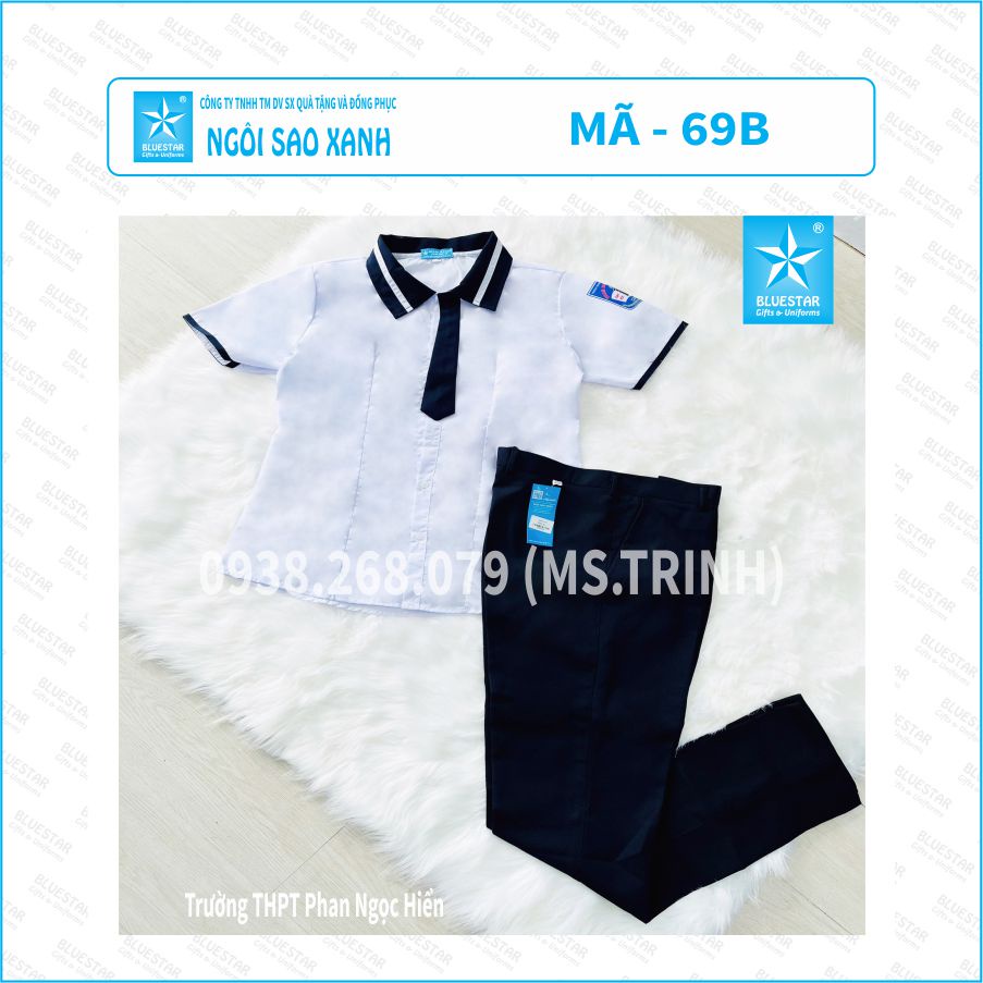 Áo Học Sinh Nữ - Trường Trung Học Phổ Thông Phan Ngọc Hiển