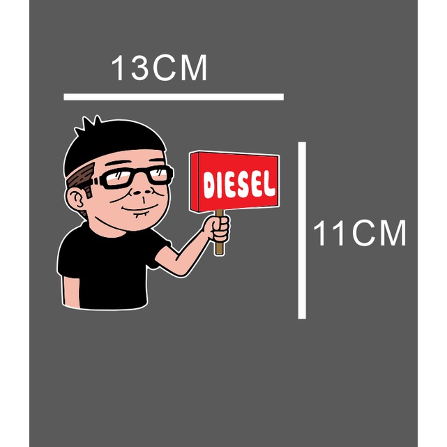 Tem dán bình xăng ô tô