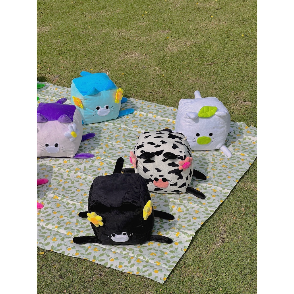 Mè Léo Đáng Yêu 18x18x18cm - gấu bông đình may