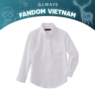 Áo sơ mi mặc kèm với combo đồng phục Harry Potter
