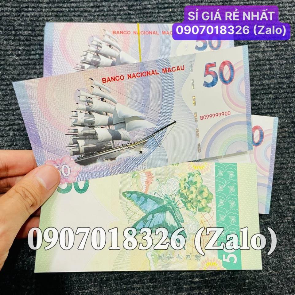 [HÓT] Sỉ 100 Tờ Thuận Buồm Xuôi Gió Macau Lưu Niệm Bảo An Cực Đẹp , Giá Sỉ