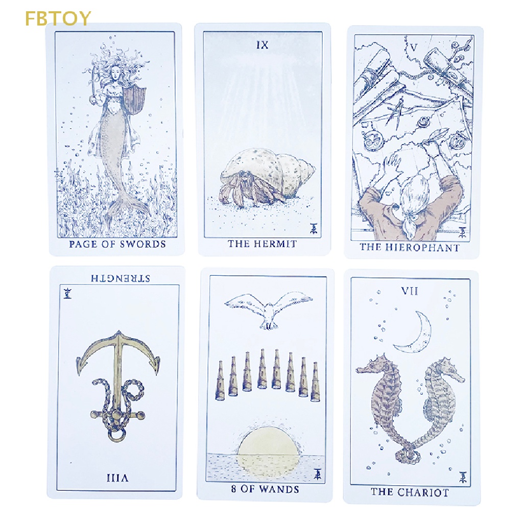 Bộ Bài Tarot Fate Divination 12 * 7CM