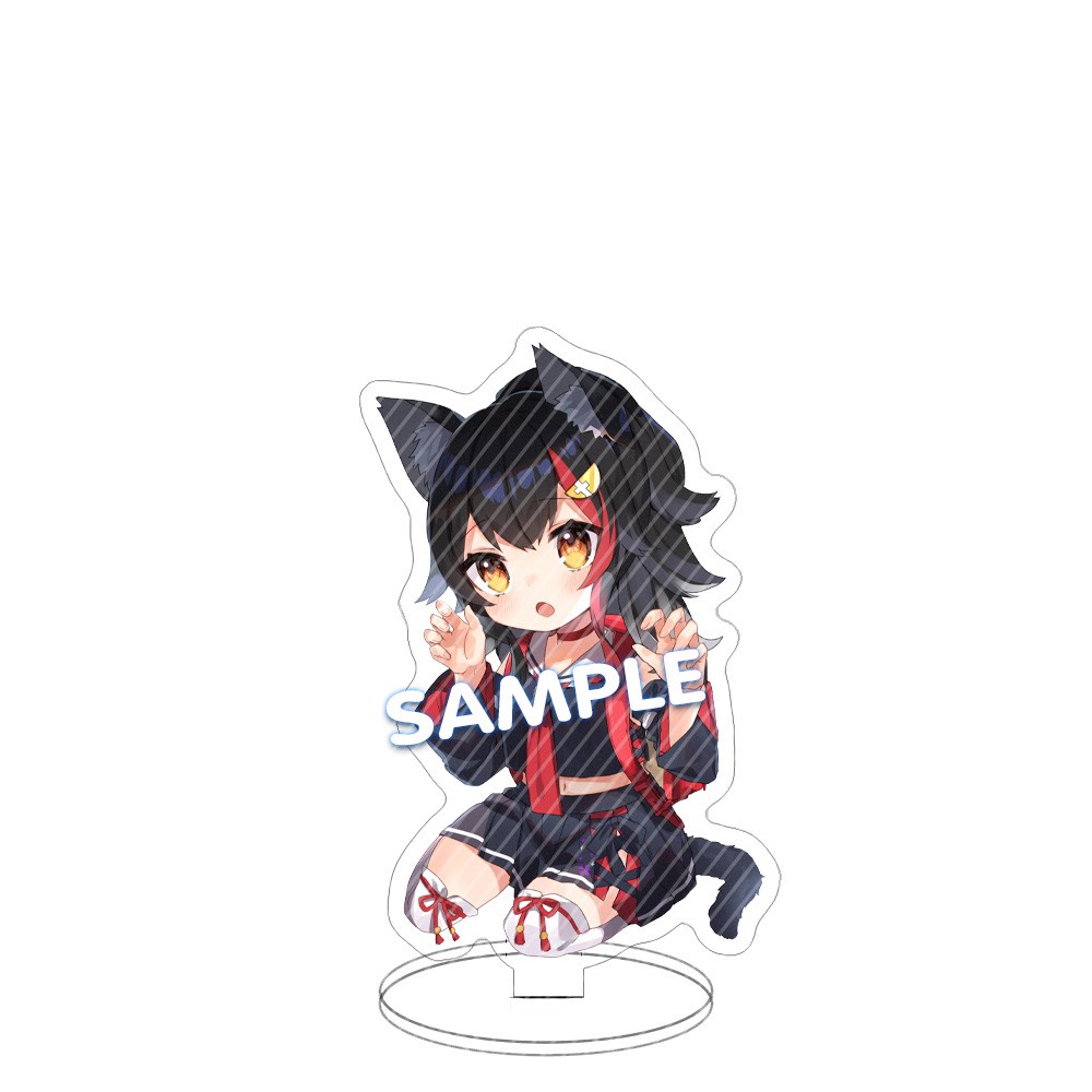 Mô hình Standee anime HOLOLIVE ver chó mèo cute tượng acrylic mica game chibi trưng bày xinh xắn