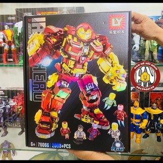 Đồ chơi xếp hình - lắp ráp hulkbuster 76066 - hàng cao cấp - siêu to bự - 2008pcs - iron man - người sắt !