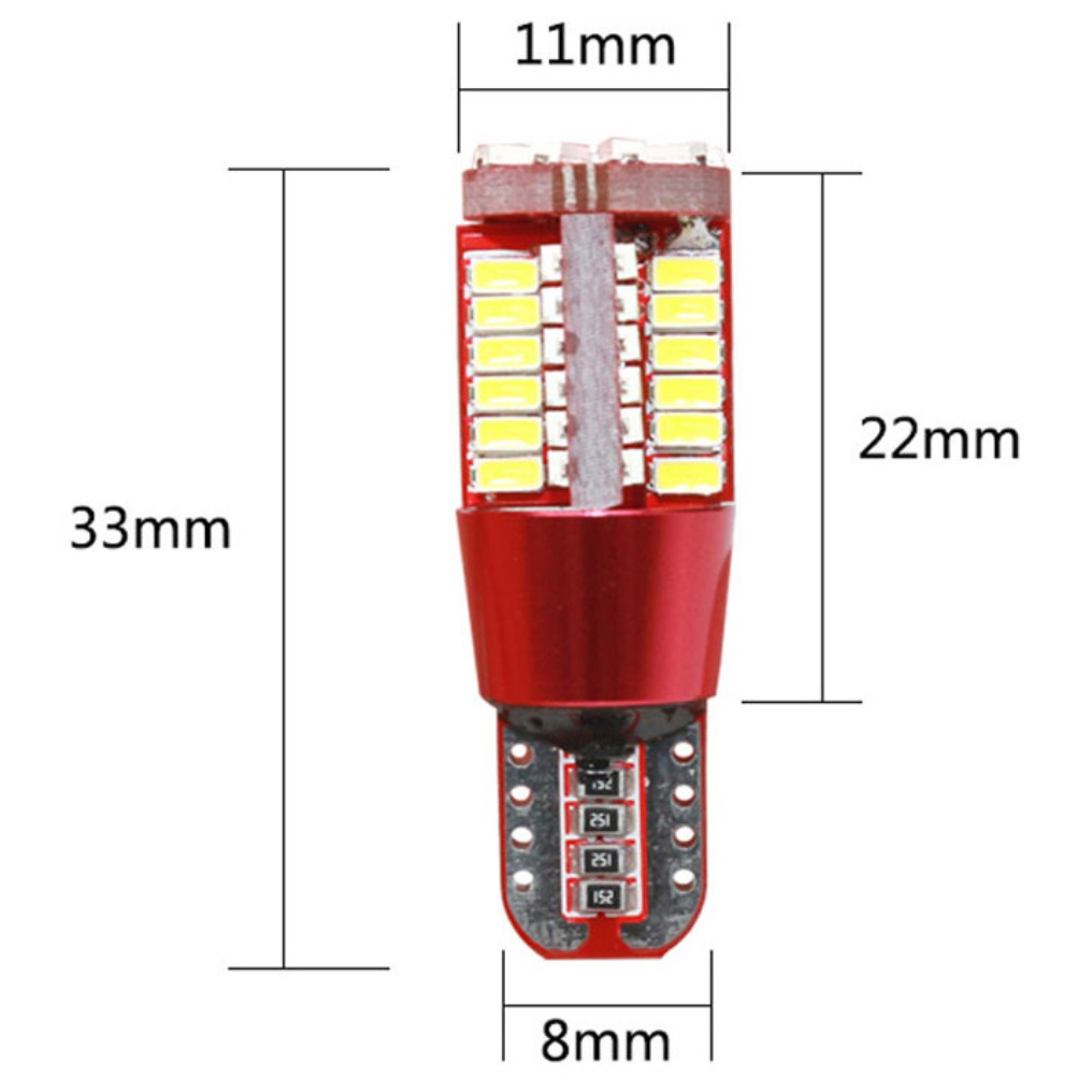 LYMOYO 1 Đèn Led T10 W5W 57smd Siêu Sáng Cho Xe Hơi