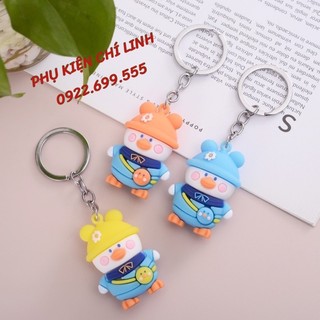 Móc khoá hình chú chim cánh cụt 3 màu_ m04