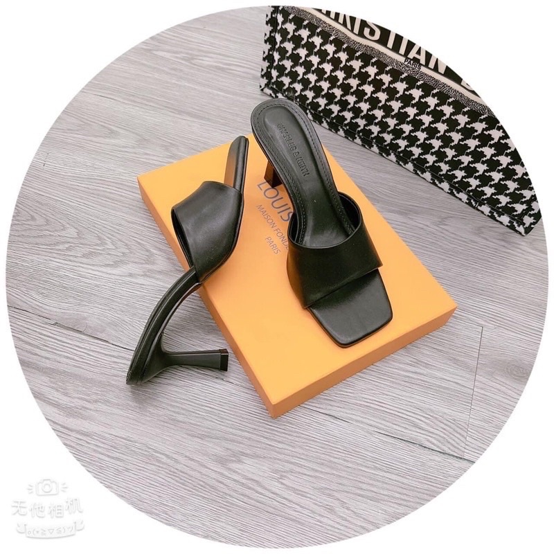 Gót nhọn 6p quai trơn đơn giản có big size 35-45