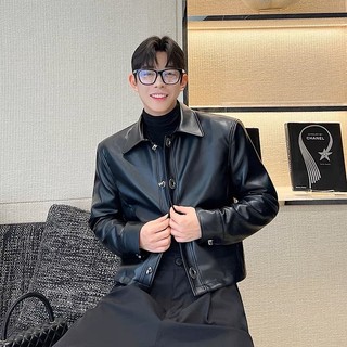 Áo khoác da dáng lửng dành cho nam |tahishop|