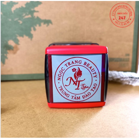 Con Dấu Tròn, Vuông Logo cho shop - Khắc Dâu Chất Lượng Cao Thương Hiệu Shiny