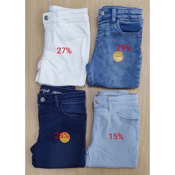 Quần jean lửng bé gái