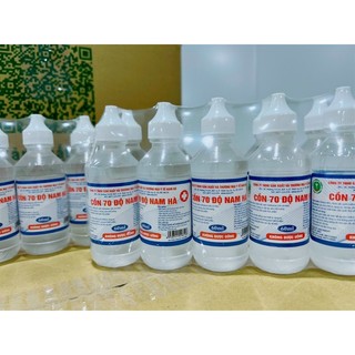 Cồn 70 độ, 90 độ chai 60ml trắng/xanh