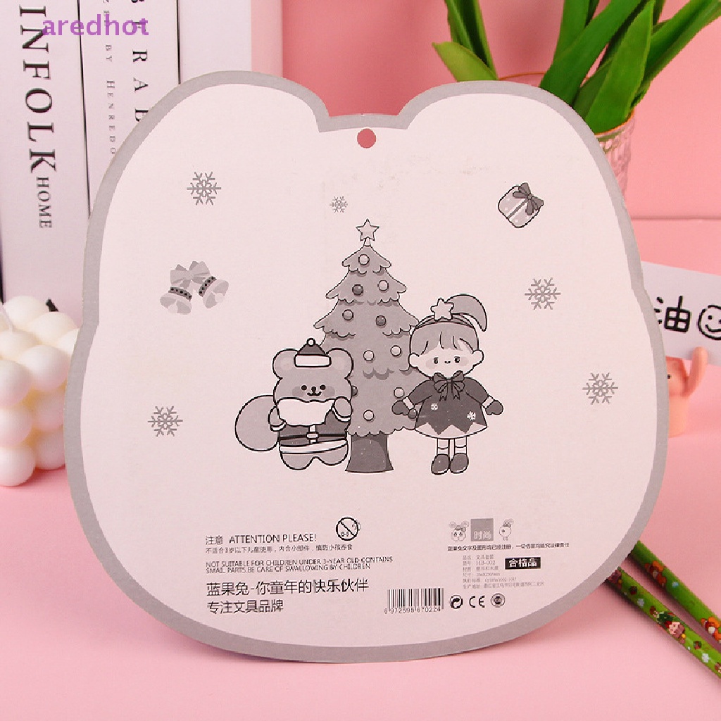 Bộ 8 Dụng Cụ Học Tập Họa Tiết Giáng Sinh Dễ Thương Dành Cho Các Bé Mới