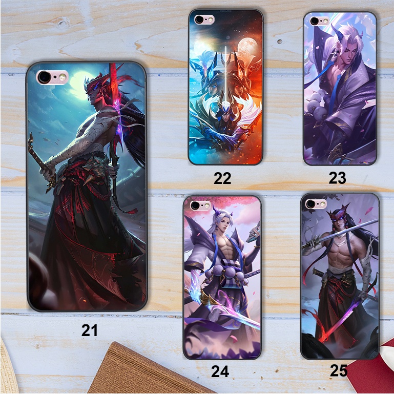 Ốp Iphone 6 / 6 plus in hình tướng yone liên minh huyền thoại