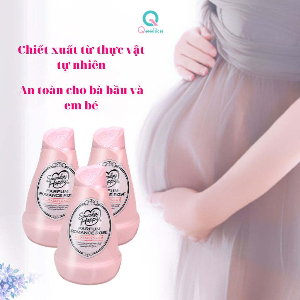 Sáp thơm phòng ngủ, thơm tủ quần áo Sawaday Happy Nhật Bản, khử mùi nhà vệ sinh hương thơm dịu nhẹ và bền lâu