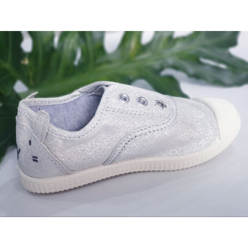 Giày lười Next bạc, gót hình thỏ