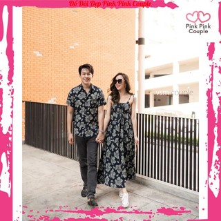 ĐỒ ĐÔI NAM NỮ THỜI TRANG GỒM SƠ MI NAM VÀ ĐẦM VÁY NỮ VẢI ĐẸP CHUẨN SHOP