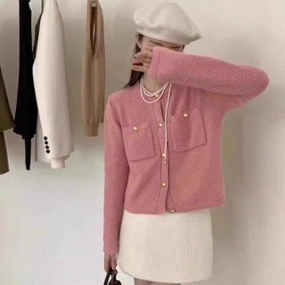 ÁO LEN HỒNG CÚC VÀNG