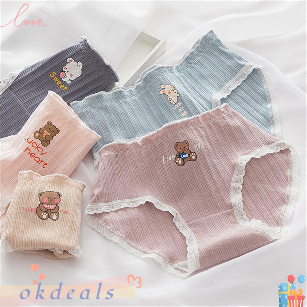 Quần Lót Nữ Lưng Vừa Phối Ren Quyến Rũ