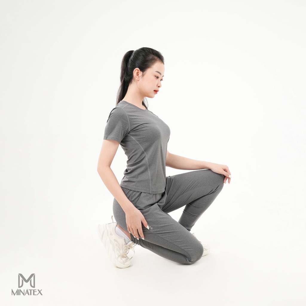 Bộ jogger tập gym yoga chạy bộ tôn dáng chất nhẹ bền mềm mát lên dáng dịu dàng hiệu