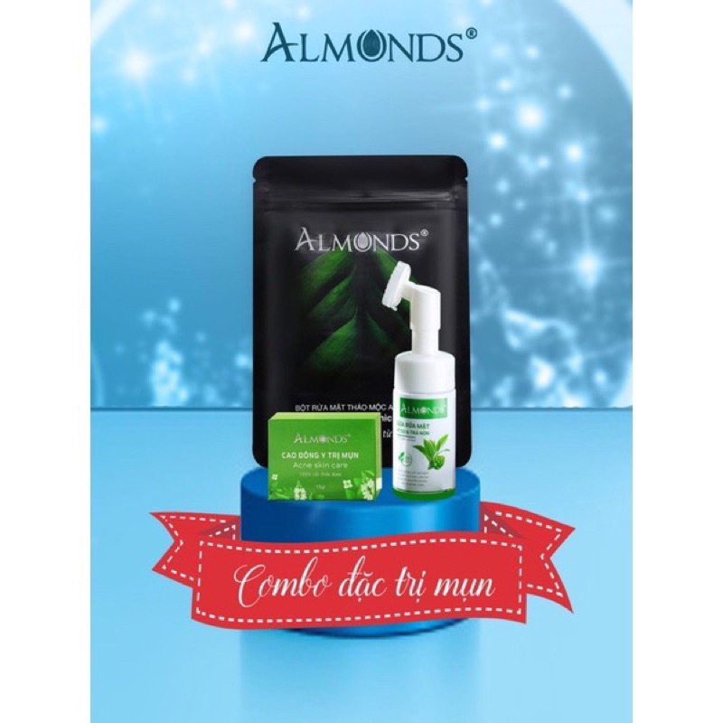 combo mụn almonds chính hãng