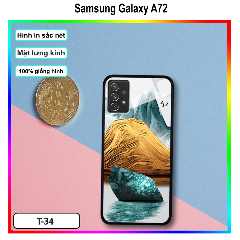 Ốp kính in 3D cho điên thoại Samsung Galaxy A72