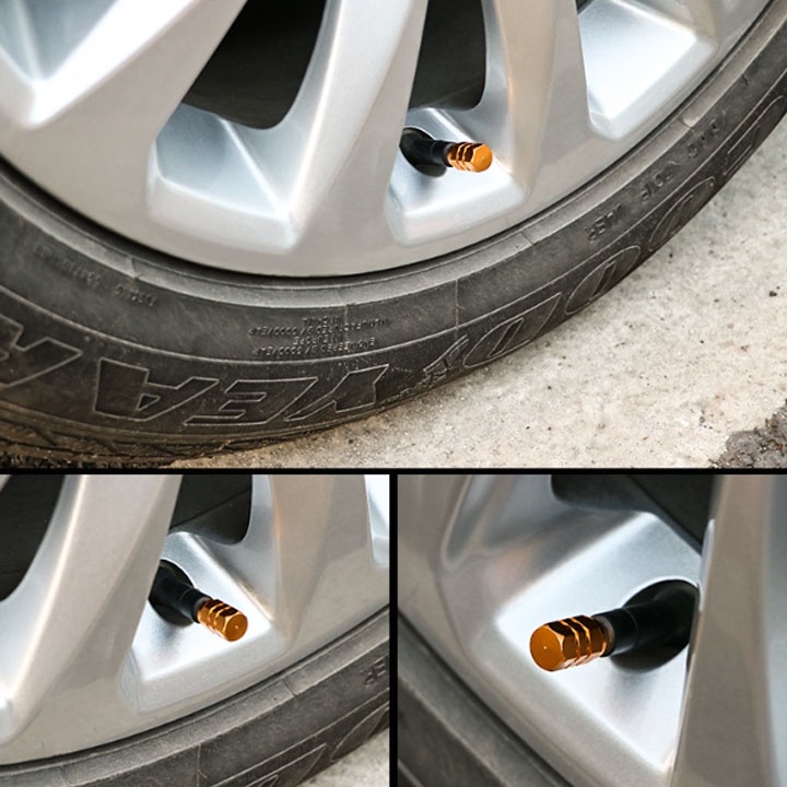 Nắp chụp van ô tô xe máy hợp kim nhôm cao cấp- phụ kiện xe hơi cao cấp- ô tô 87