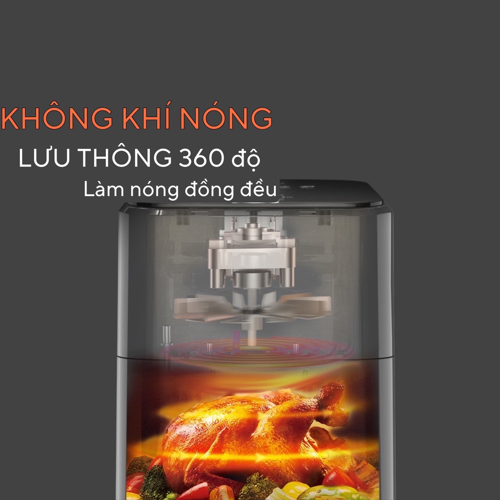 Nồi chiên không dầu dung tích 7 lít CAMEL Bảo hành 6 tháng