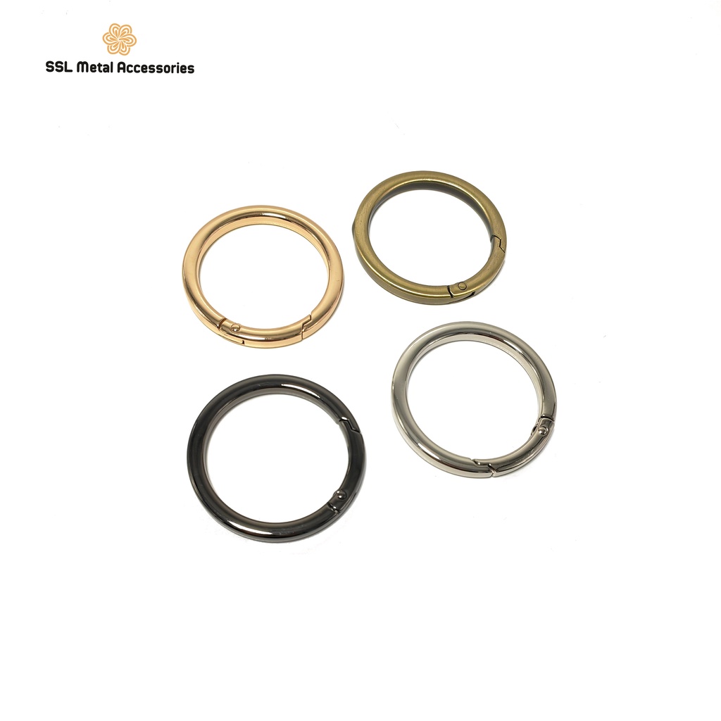 Khoen đồng cao cấp thời trang mới nhiều kích thước cho phụ kiện móc khóa YL-076 16mm/25mm/32mm/38mm