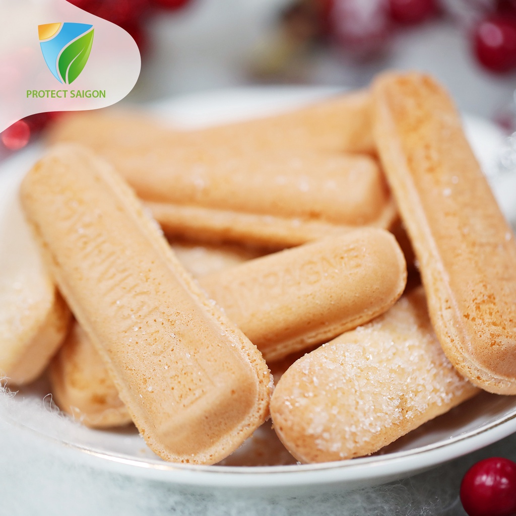 Bánh sâm panh không đường - Champagne - Ladyfingers hiệu Toàn Ký 500gr