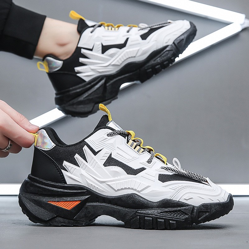 Giày Nam Sneaker Cao Cấp Gót Dạ Quang Đế Cao 5cm Cực Chất