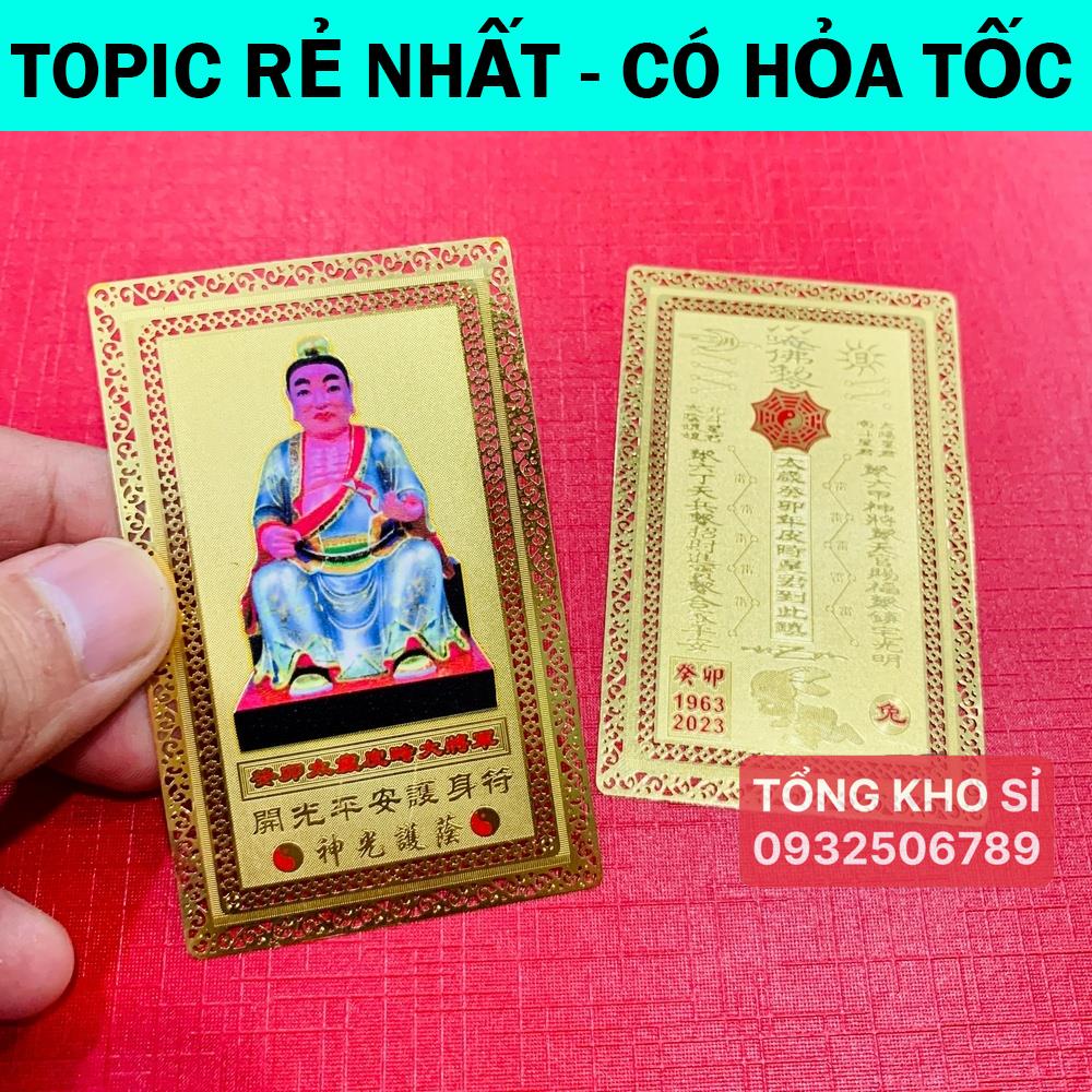 [bằng kim loại] KIM BÀI THÁI TUẾ NĂM 2023 DÀNH CHO CÁC TUỔI TÝ, NGỌ, MÃO, DẬU, THÌN