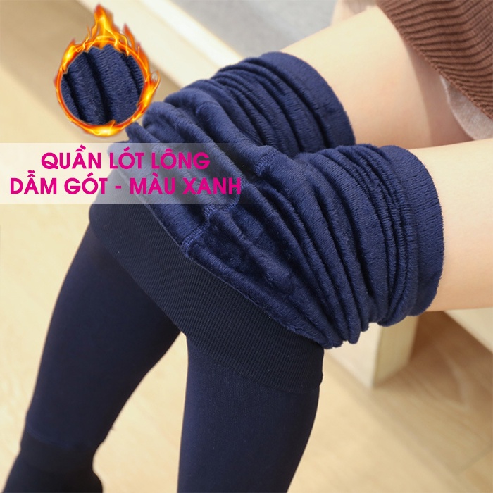 Quần tất lót lông nữ - lớp lông dày mềm chịu nhiệt âm 5 độ